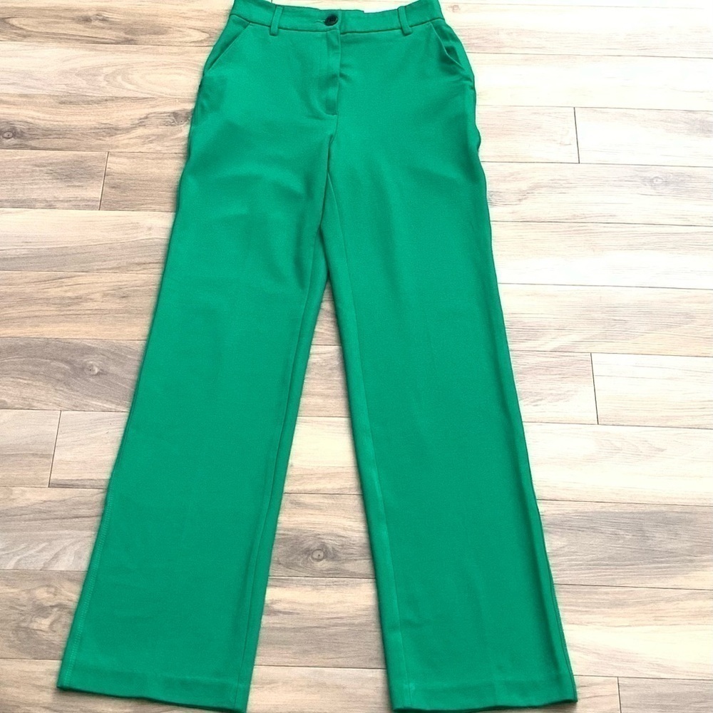 C By One Straight Leg Green Trouser - Picture 5 of 11
